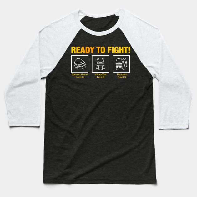 Ready to Fight Baseball T-Shirt by happymonday